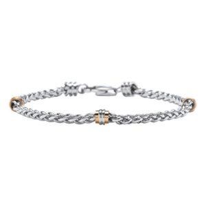 Men's Stainless Steel Golden Accent Bracelet Avon